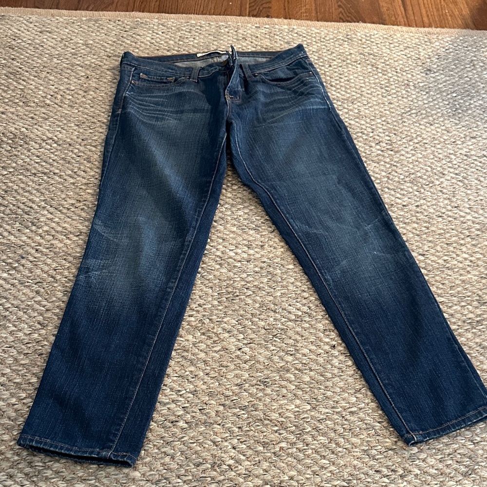 J Brand Women's Straight-Leg Jeans in Dark Blue Wash